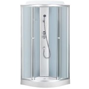 Гидробокс Sansa 90х90 см профиль сатин/стекло фабрик 8890D