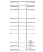 Електросушарка для рушників Deffi Британіка П11 600х1200 праве підключення WD03 білий C.BR.120.60.11.E.W.R.3