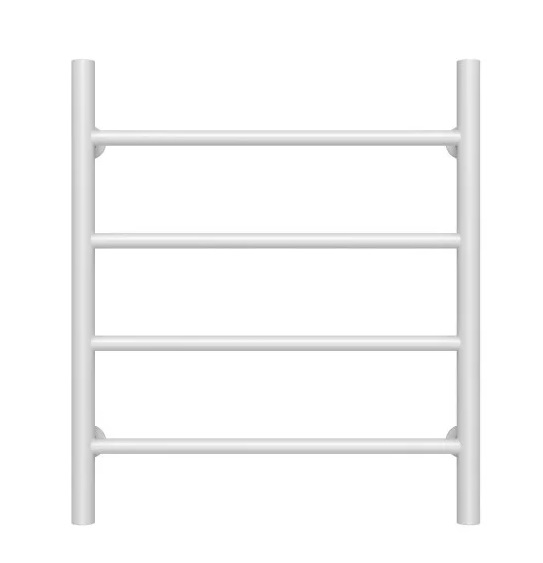 Сушка для рушників водяна Deffi Оріон П4 500х600 бічне праве підключення білий C.OR.60.50.4.W.C