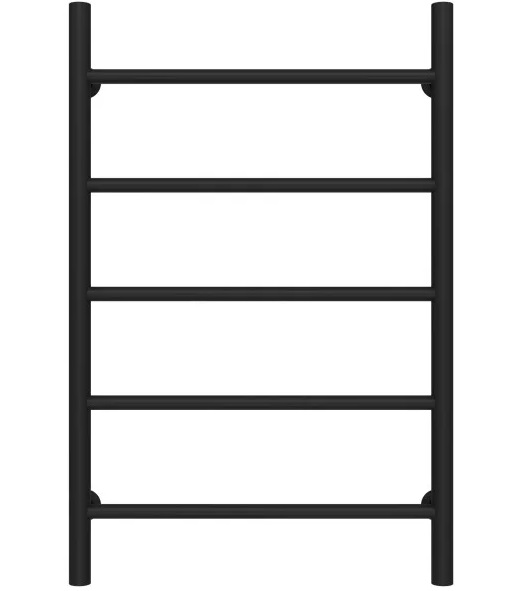 Сушка для рушників водяна Deffi Оріон П5 500х800 бічне ліве підключення чорний C.OR.80.50.5.B.B