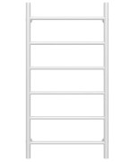 Сушка для рушників водяна Deffi Оріон П6 500х1000 нижнє підключення білий C.OR.100.50.6.W.A