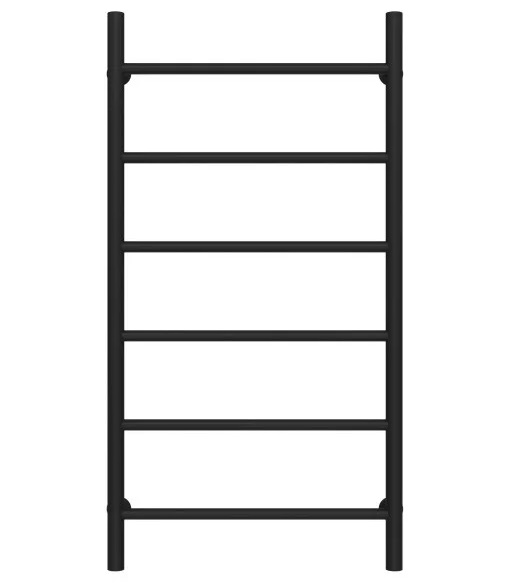 Полотенцесушитель водяной Deffi Орион П6 500х1000 боковое левое подключение черный C.OR.100.50.6.B.B