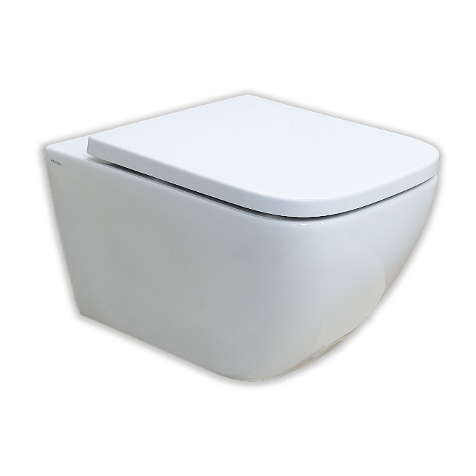 Унітаз підвісний Hatria Bianca 52,5х36 см безободковий кераміка білий 01Y3AK01