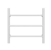 Сушка для рушників водяна Deffi Оріон П3 500х500 нижнє підключення білий C.OR.50.50.3.W.A