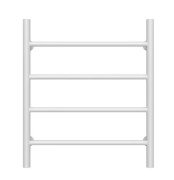 Полотенцесушитель водяной Deffi Орион П4 500х600 боковое правое подключение белый C.OR.60.50.4.W.C