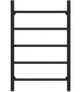 Сушка для рушників водяна Deffi Оріон П5 500х800 бічне ліве підключення чорний C.OR.80.50.5.B.B