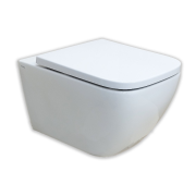 Унитаз подвесной Hatria Bianca 52,5х36 см безободковый керамика белый 01Y3AK01