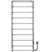 Электрический полотенцесушитель Deffi Стандарт с полкой П10 500х1200 правое подключение JD03 хром C.SP.120.50.10.E.C.R.1