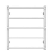 Полотенцесушитель водяной Deffi Ladder П5 500х600 боковое правое подключение белый C.LK.60.50.5.W.C