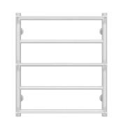 Полотенцесушитель водяной Deffi Ladder П7 500х700 нижнее подключение белый C.LK.70.50.7.W.A