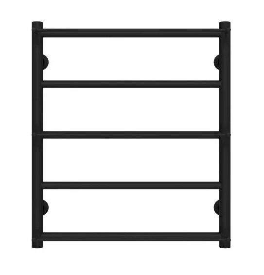 Сушка для рушників водяна Deffi Ladder П7 500х700 нижнє підключення чорний C.LK.70.50.7.B.A