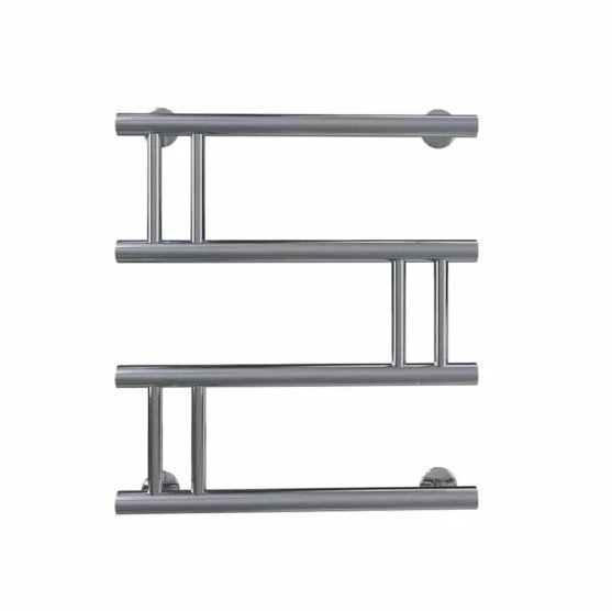 Сушка для рушників водяна Deffi Змійка Люкс 500х500 бічне ліве підключення хром C.ZL.50.50.C.B