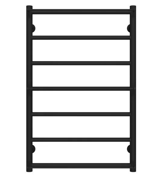 Полотенцесушитель водяной Deffi Ladder П7 500х800 нижнее подключение черный C.LK.80.50.7.B.A