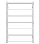 Сушка для рушників водяна Deffi Ladder П7 500х800 бічне праве підключення білий C.LK.80.50.7.W.C