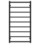 Сушка для рушників водяна Deffi Ladder П9 500х1000 бічне ліве підключення чорний C.LK.100.50.9.B.B