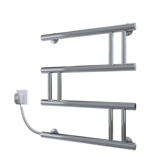 Электрический полотенцесушитель Deffi Змейка Люкс 500х500 левое подключение хром C.ZL.50.50.E.C.L.5