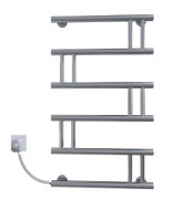 Электрический полотенцесушитель Deffi Змейка Люкс 500х800 левое подключение хром C.ZL.80.50.E.C.L.5