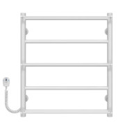 Электрический полотенцесушитель Deffi Ladder П5 500х600 левое подключение белый C.LK.60.50.5.E.W.R.5