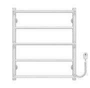 Электрический полотенцесушитель Deffi Ladder П5 500х600 правое подключение белый C.LK.60.50.5.E.W.L.5