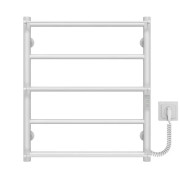 Электрический полотенцесушитель Deffi Ladder П5 500х600 правое подключение WD03 белый C.LK.60.50.5.E.W.R.3