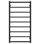 Полотенцесушитель водяной Deffi Ladder П9 500х1000 боковое левое подключение черный C.LK.100.50.9.B.B