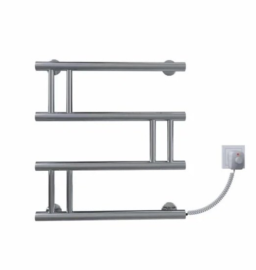 Электрический полотенцесушитель Deffi Змейка Люкс 500х500 правое подключение хром C.ZL.50.50.E.C.R.5