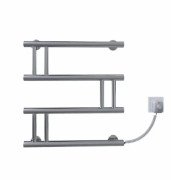 Электрический полотенцесушитель Deffi Змейка Люкс 500х500 правое подключение хром C.ZL.50.50.E.C.R.5