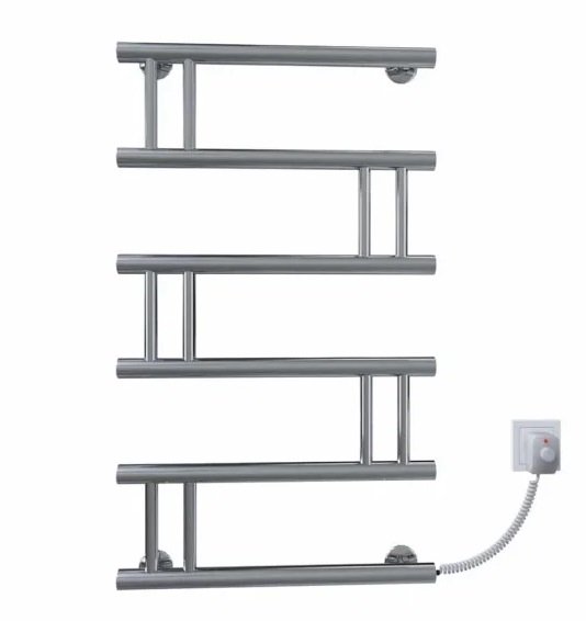 Електрична сушарка для рушників Deffi Змійка Люкс 500х800 праве підключення хром C.ZL.80.50.E.C.R.5