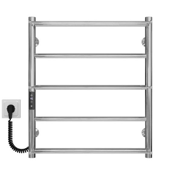 Електрична сушарка для рушників Deffi Ladder П5 500х600 ліве підключення JD03 хром C.LK.60.50.5.E.C.L.1