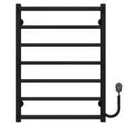 Электрический полотенцесушитель Deffi Ladder П7 500х700 правое подключение черный C.LK.70.50.7.E.B.L.5