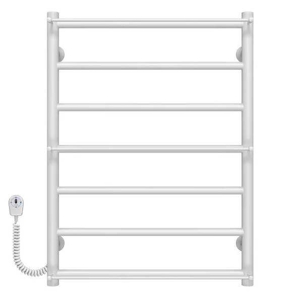 Электрический полотенцесушитель Deffi Ladder П7 500х700 левое подключение белый C.LK.70.50.7.E.W.R.5