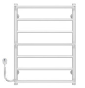 Электрический полотенцесушитель Deffi Ladder П7 500х700 левое подключение белый C.LK.70.50.7.E.W.R.5
