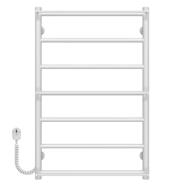Электрический полотенцесушитель Deffi Ladder П7 500х800 левое подключение белый C.LK.80.50.7.E.W.R.5