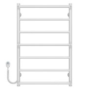 Электрический полотенцесушитель Deffi Ladder П7 500х800 левое подключение белый C.LK.80.50.7.E.W.R.5