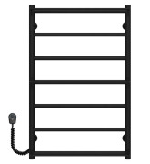 Электрический полотенцесушитель Deffi Ladder П7 500х800 левое подключение черный C.LK.80.50.7.E.B.R.5