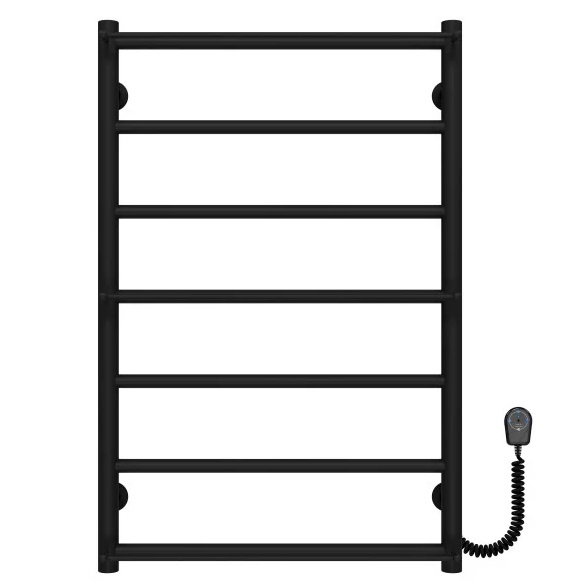 Электрический полотенцесушитель Deffi Ladder П7 500х800 правое подключение черный C.LK.80.50.7.E.B.L.5
