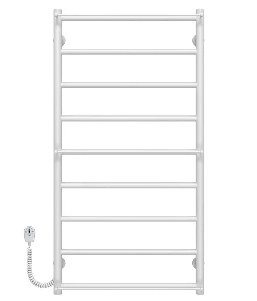 Електрична сушарка для рушників Deffi Ladder П9 500х1000 ліве підключення білий C.LK.100.50.9.E.W.R.5