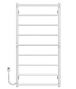 Электрический полотенцесушитель Deffi Ladder П9 500х1000 левое подключение белый C.LK.100.50.9.E.W.R.5