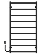 Электрический полотенцесушитель Deffi Ladder П9 500х1000 левое подключение черный C.LK.100.50.9.E.B.R.5