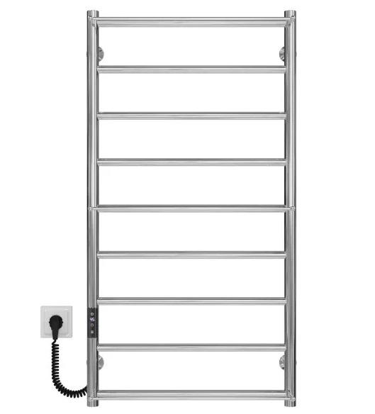 Електрична сушарка для рушників Deffi Ladder П9 500х1000 ліве підключення JD03 хром C.LK.100.50.9.E.C.L.1