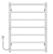 Электрический полотенцесушитель Deffi Ladder П7 500х700 левое подключение белый C.LK.70.50.7.E.W.R.5