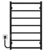 Электрический полотенцесушитель Deffi Ladder П7 500х800 левое подключение JD03 черный C.LK.80.50.7.E.B.L.1