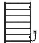 Електрична сушарка для рушників Deffi Ladder П7 500х800 праве підключення JD03 чорний C.LK.80.50.7.E.B.R.1