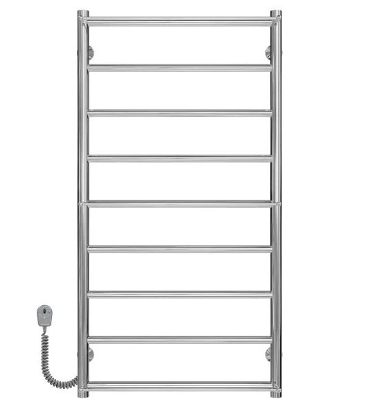 Електрична сушарка для рушників Deffi Ladder П9 500х1000 ліве підключення хром C.LK.100.50.9.E.C.L.5