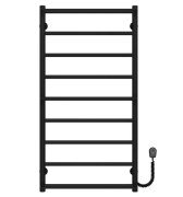 Электрический полотенцесушитель Deffi Ladder П9 500х1000 правое подключение черный C.LK.100.50.9.E.B.L.5