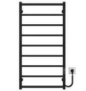 Електрична сушарка для рушників Deffi Ladder П9 500х1000 праве підключення JD03 чорний C.LK.100.50.9.E.B.R.1