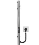 Электрический полотенцесушитель Deffi Chloe 30x600 JD03 нержавеющая сталь хром C.MK.60.30.E.C.U.1