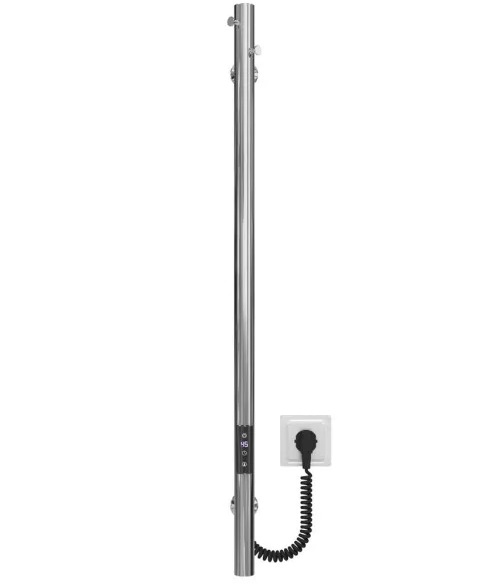 Электрический полотенцесушитель Deffi Chloe 30x900 JD03 нержавеющая сталь хром C.MK.90.30.E.C.U.1