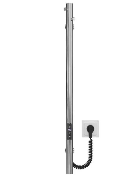 Электрический полотенцесушитель Deffi Chloe 30x800 JD03 нержавеющая сталь хром C.MK.80.30.E.C.U.1