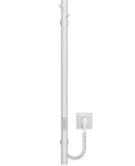 Електрична сушарка для рушників Deffi Chloe 30x800 WD03 нержавіюча сталь білий C.MK.80.30.E.W.U.3